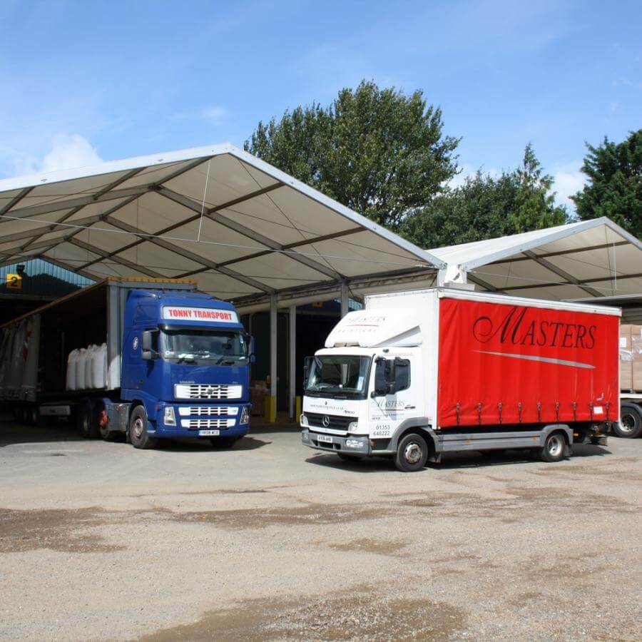 Loading Canopies, Masters Logistical, Ely - 2